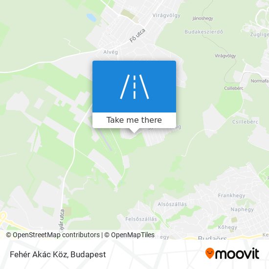 Fehér Akác Köz map