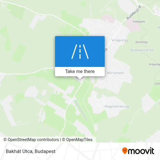 Bakhát Utca map