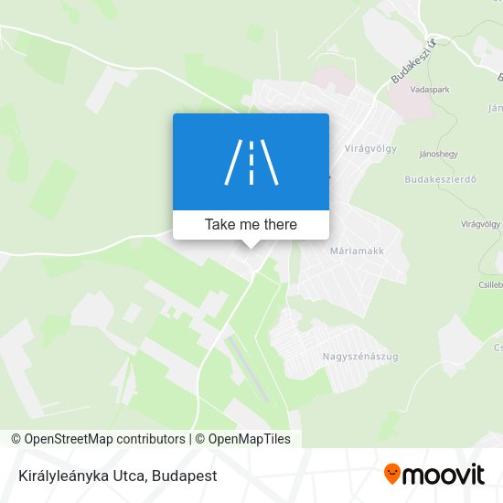Királyleányka Utca map