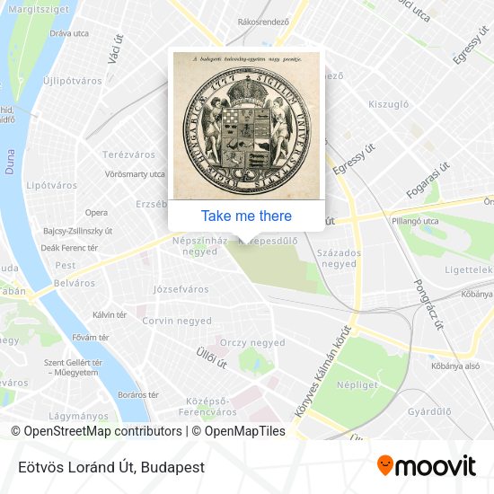 Eötvös Loránd Út map