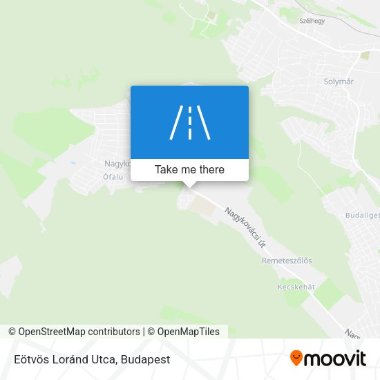 Eötvös Loránd Utca map