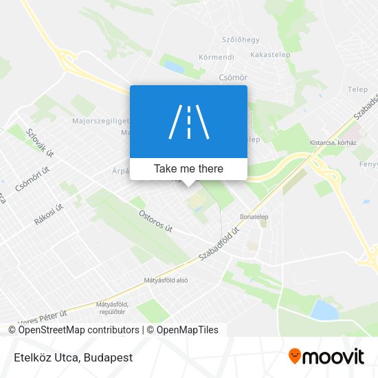 Etelköz Utca map