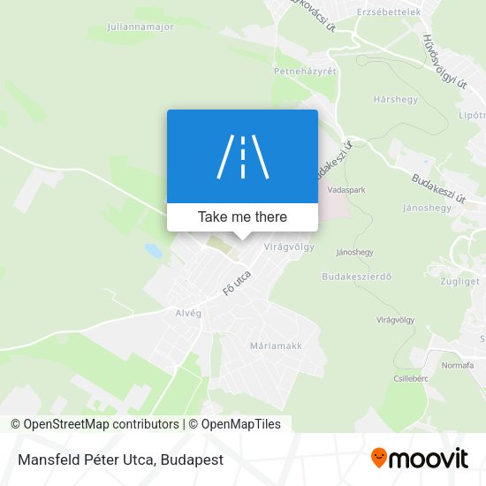 Mansfeld Péter Utca map