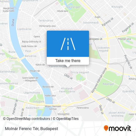 Molnár Ferenc Tér map