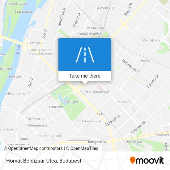 Horvát Boldizsár Utca map