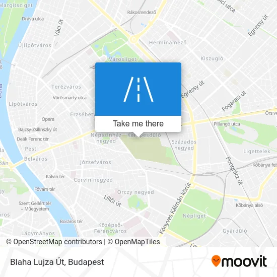 Blaha Lujza Út map