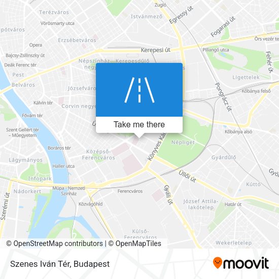 Szenes Iván Tér map