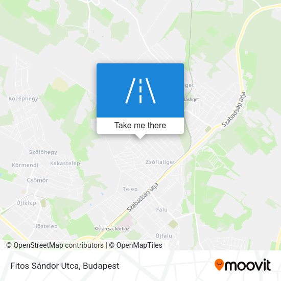 Fitos Sándor Utca map