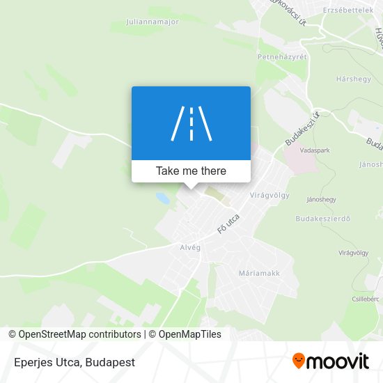 Eperjes Utca map