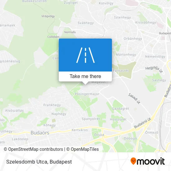 Szelesdomb Utca map