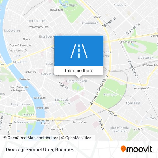 Diószegi Sámuel Utca map
