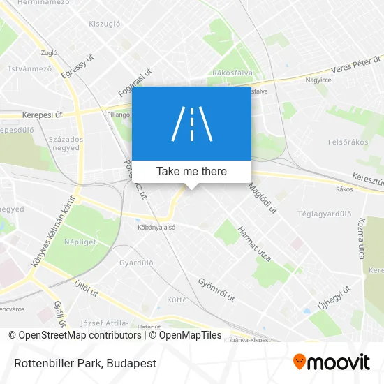 Rottenbiller Park map