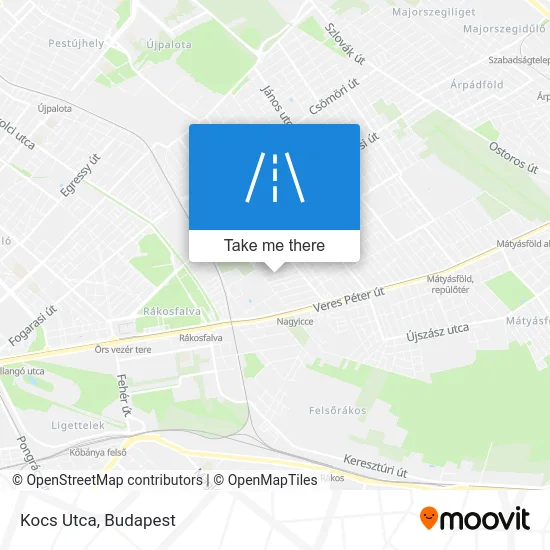 Kocs Utca map