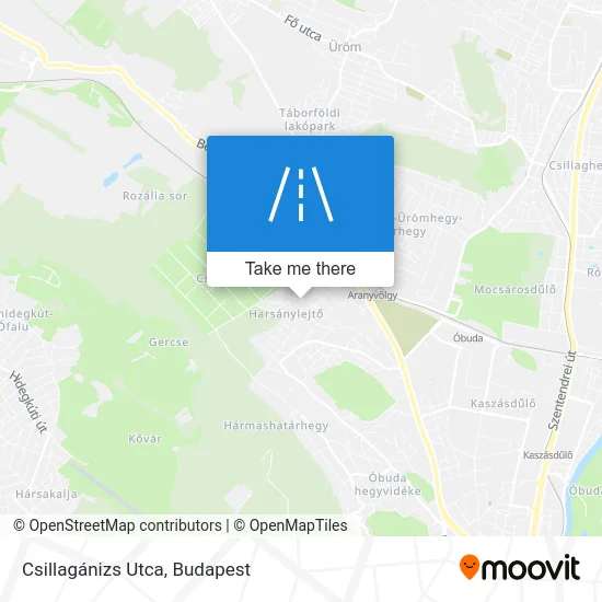 Csillagánizs Utca map