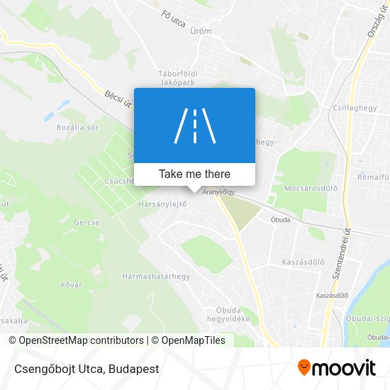 Csengőbojt Utca map