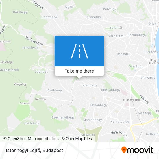Istenhegyi Lejtő map