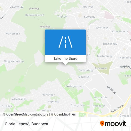 Glória Lépcső map