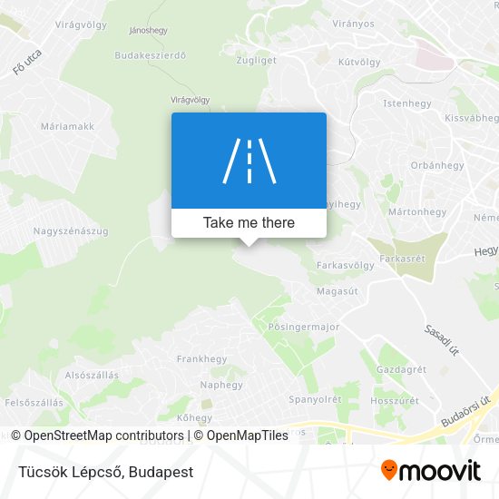 Tücsök Lépcső map