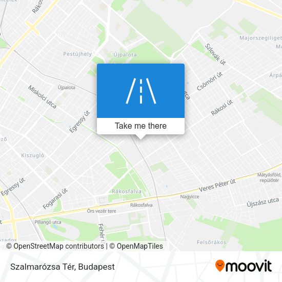 Szalmarózsa Tér map