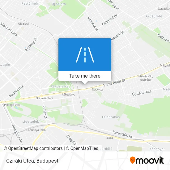 Cziráki Utca map