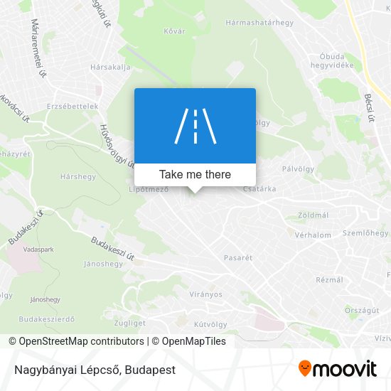 Nagybányai Lépcső map