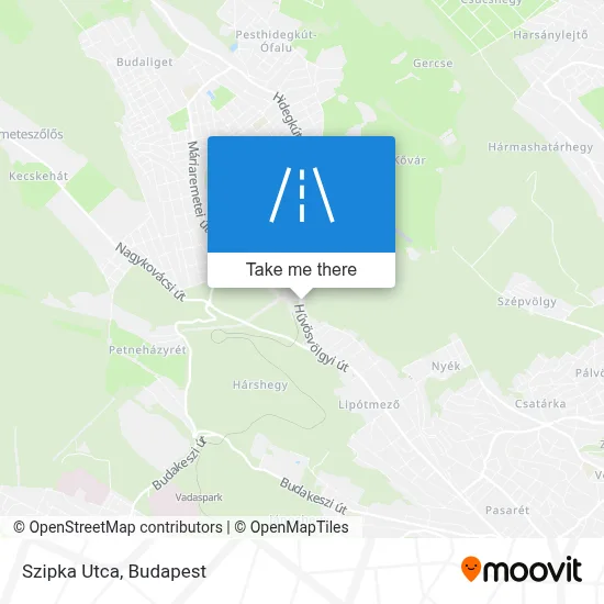 Szipka Utca map