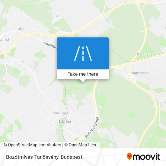 Bozótmíves-Tanösvény map