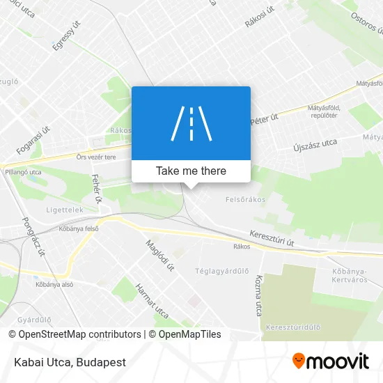 Kabai Utca map