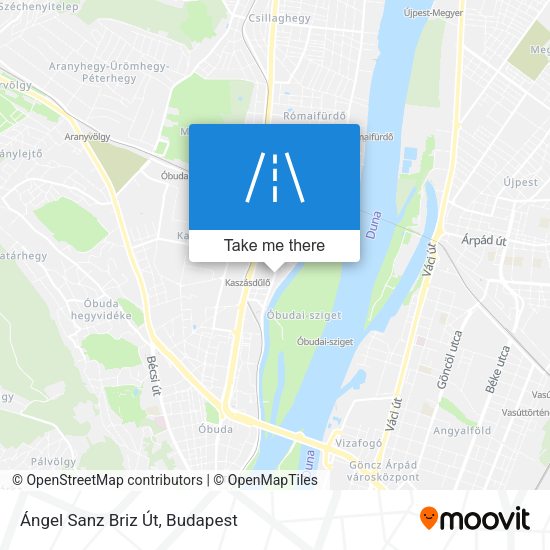 Ángel Sanz Briz Út map
