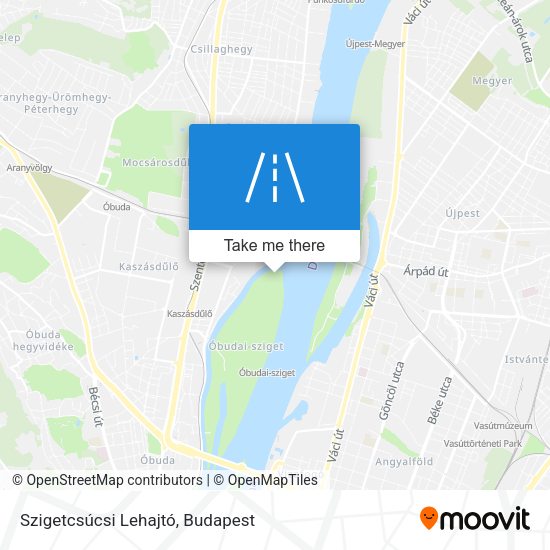 Szigetcsúcsi Lehajtó map