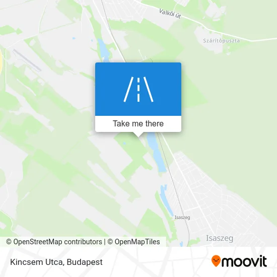 Kincsem Utca map
