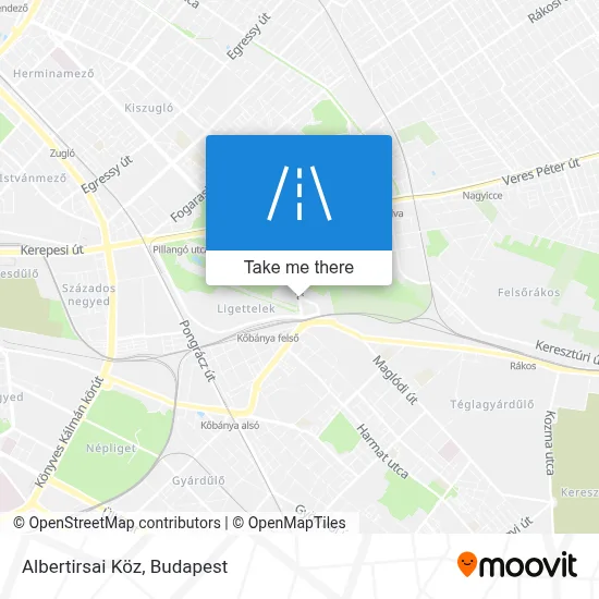 Albertirsai Köz map