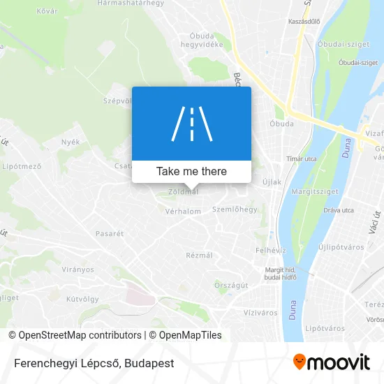 Ferenchegyi Lépcső map