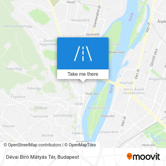 Dévai Bíró Mátyás Tér map