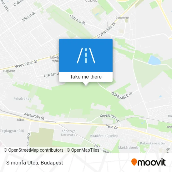Simonfa Utca map