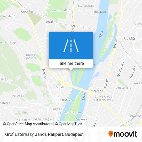 Gróf Esterházy János Rakpart map