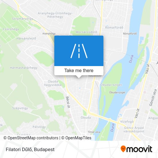 Filatori Dűlő map