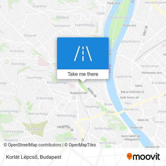 Korlát Lépcső map