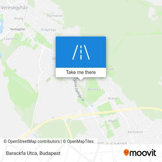 Barackfa Utca map