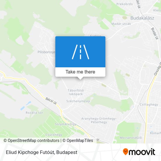 Eliud Kipchoge Futóút map
