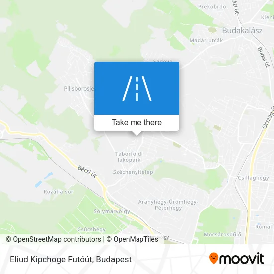Eliud Kipchoge Futóút map