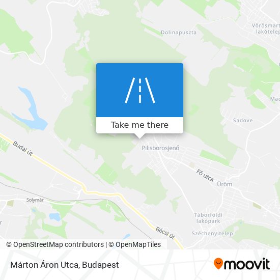 Márton Áron Utca map