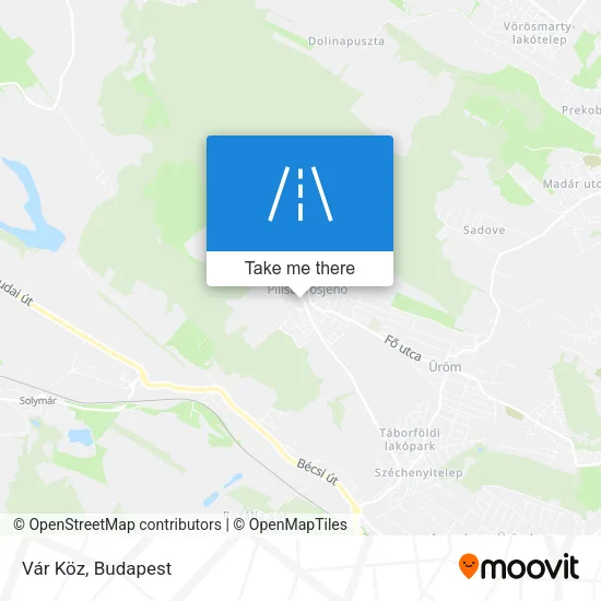 Vár Köz map