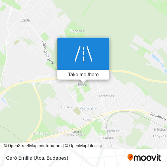Garó Emília Utca map
