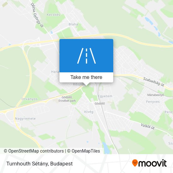 Turnhouth Sétány map