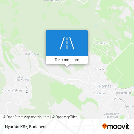 Nyárfás Köz map