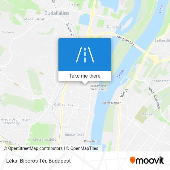 Lékai Bíboros Tér map