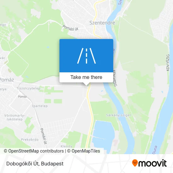 Dobogókői Út map