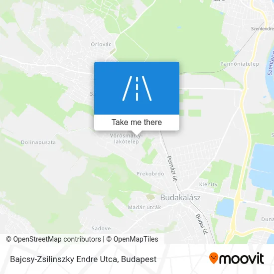 Bajcsy-Zsilinszky Endre Utca map