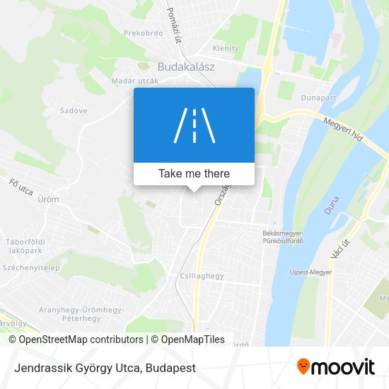 Jendrassik György Utca map